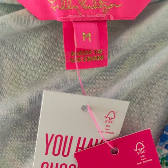 NWT Lilly Pulitzer Women’s Medium Juliet Ruffle Midi Dress - Picture 8 of 15